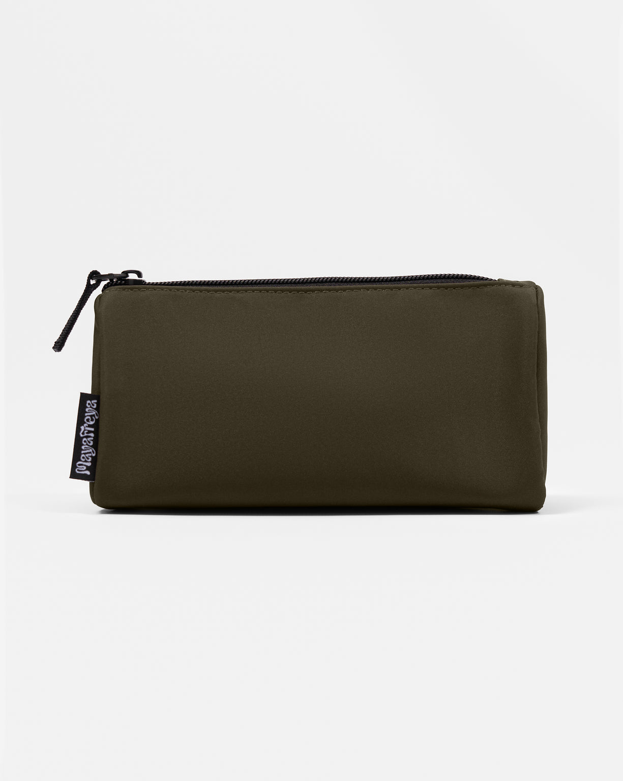 Alisa Deep Olive Cosmetic Pouch