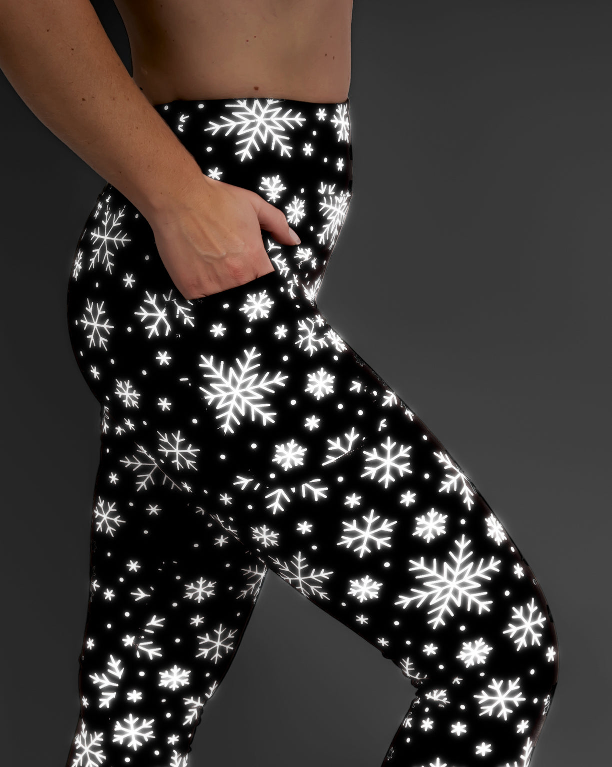 Aya Arctic Reflective Tight Fit Winter Leggings