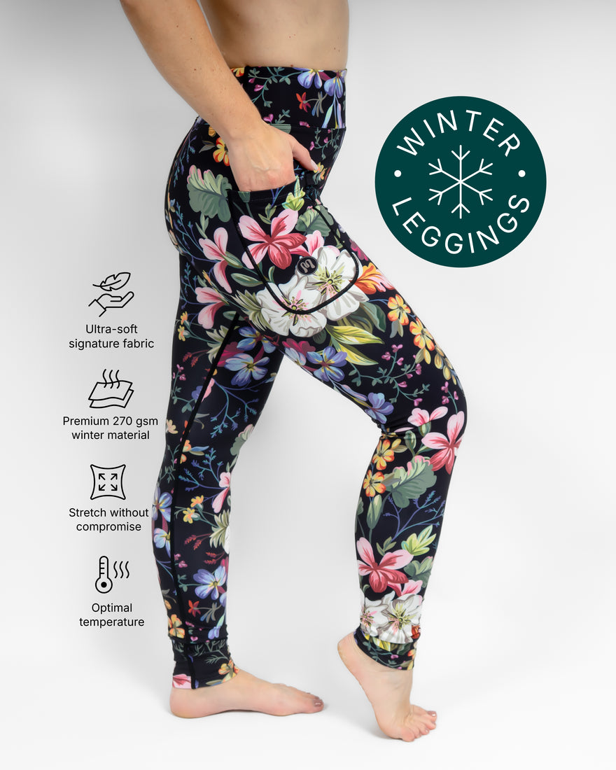 Aya Victorian Tight Fit Winter Leggings
