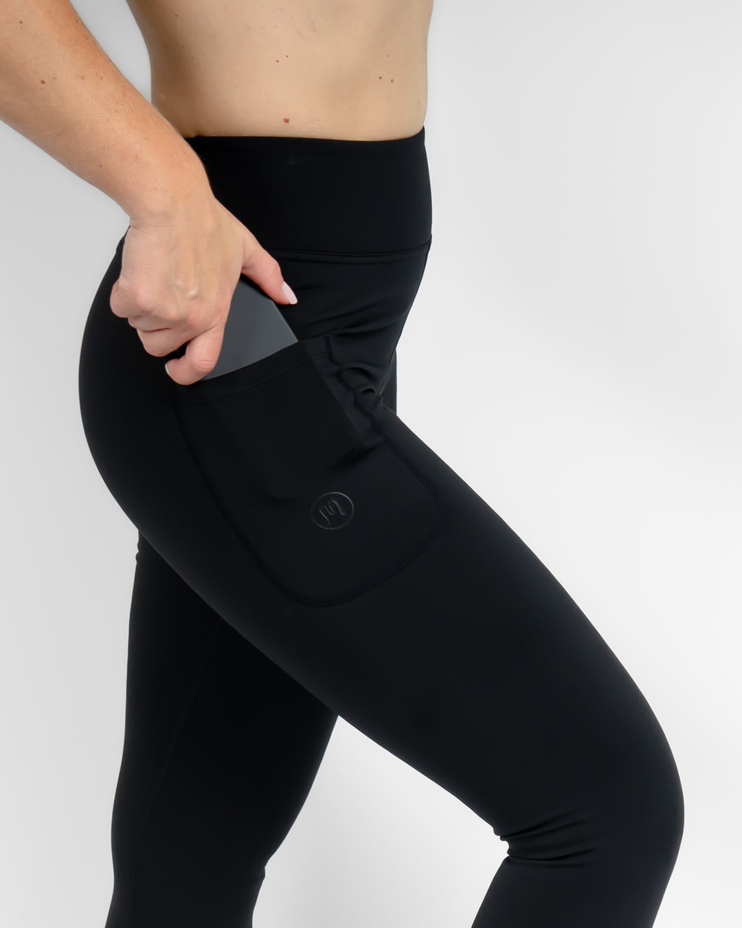 Aya Black Winter Leggings