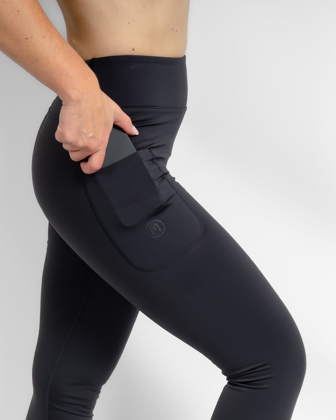 Aya Deep Grey Winter Leggings