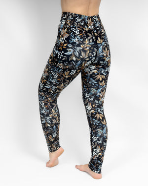 Aya Ravenberry Tight Fit Winter Leggings