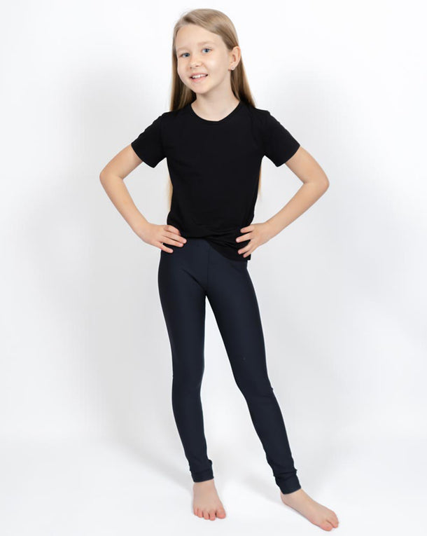 Black Kids Leggings