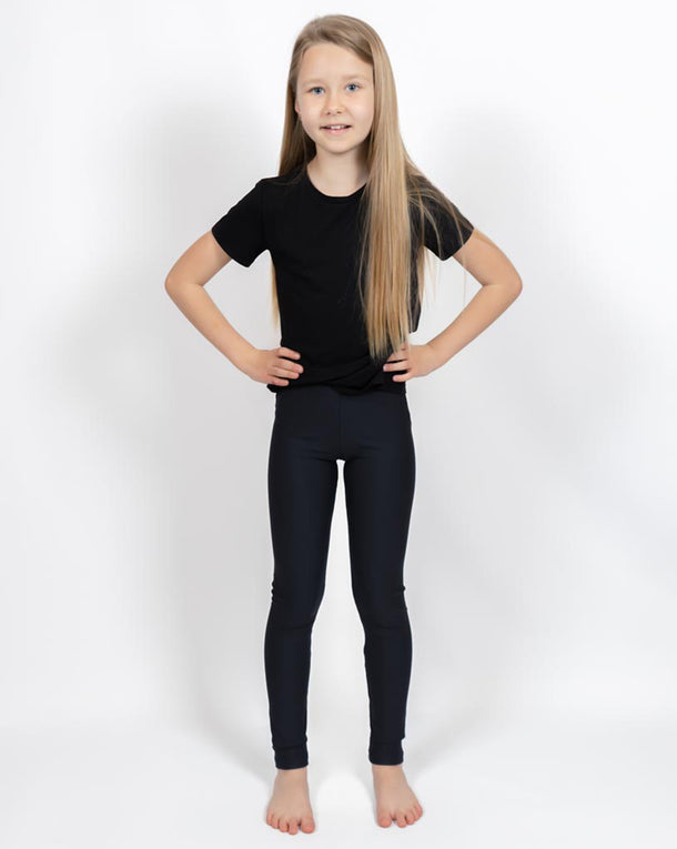 Black Kids Leggings
