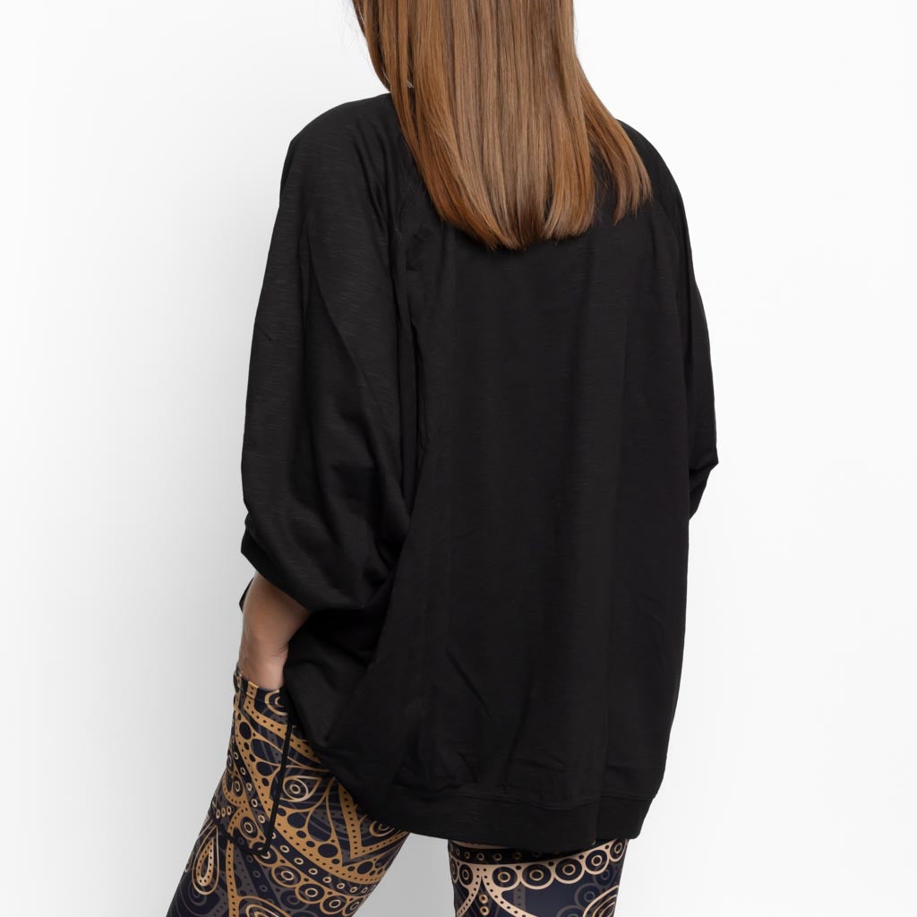 Marley Relaxed Black Shirt