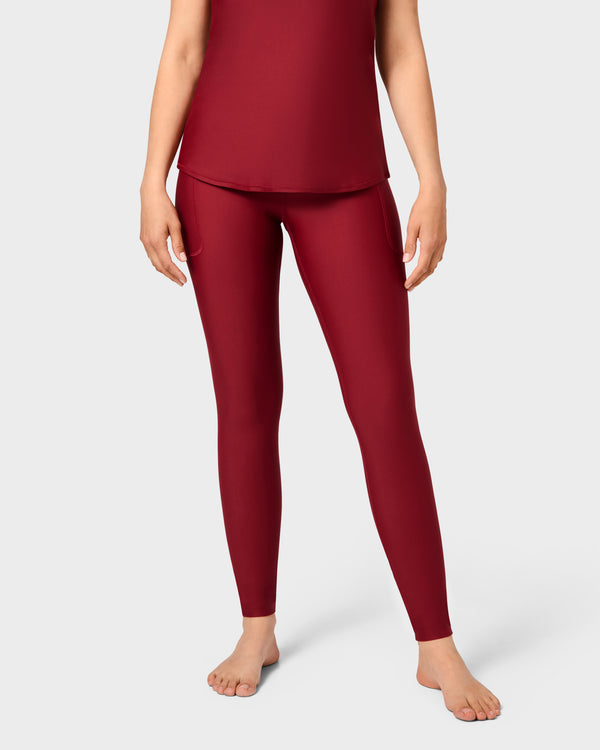 Signature Bordeaux Leggings