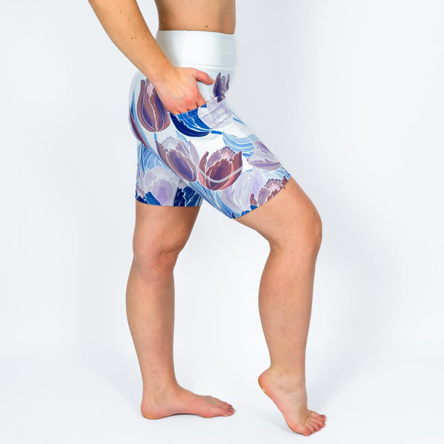 Deep Tulip Shorts