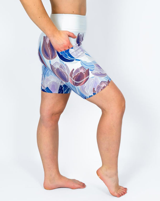 Deep Tulip Shorts