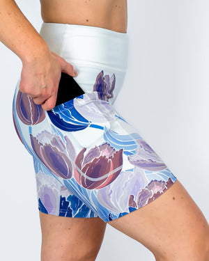 Deep Tulip Shorts