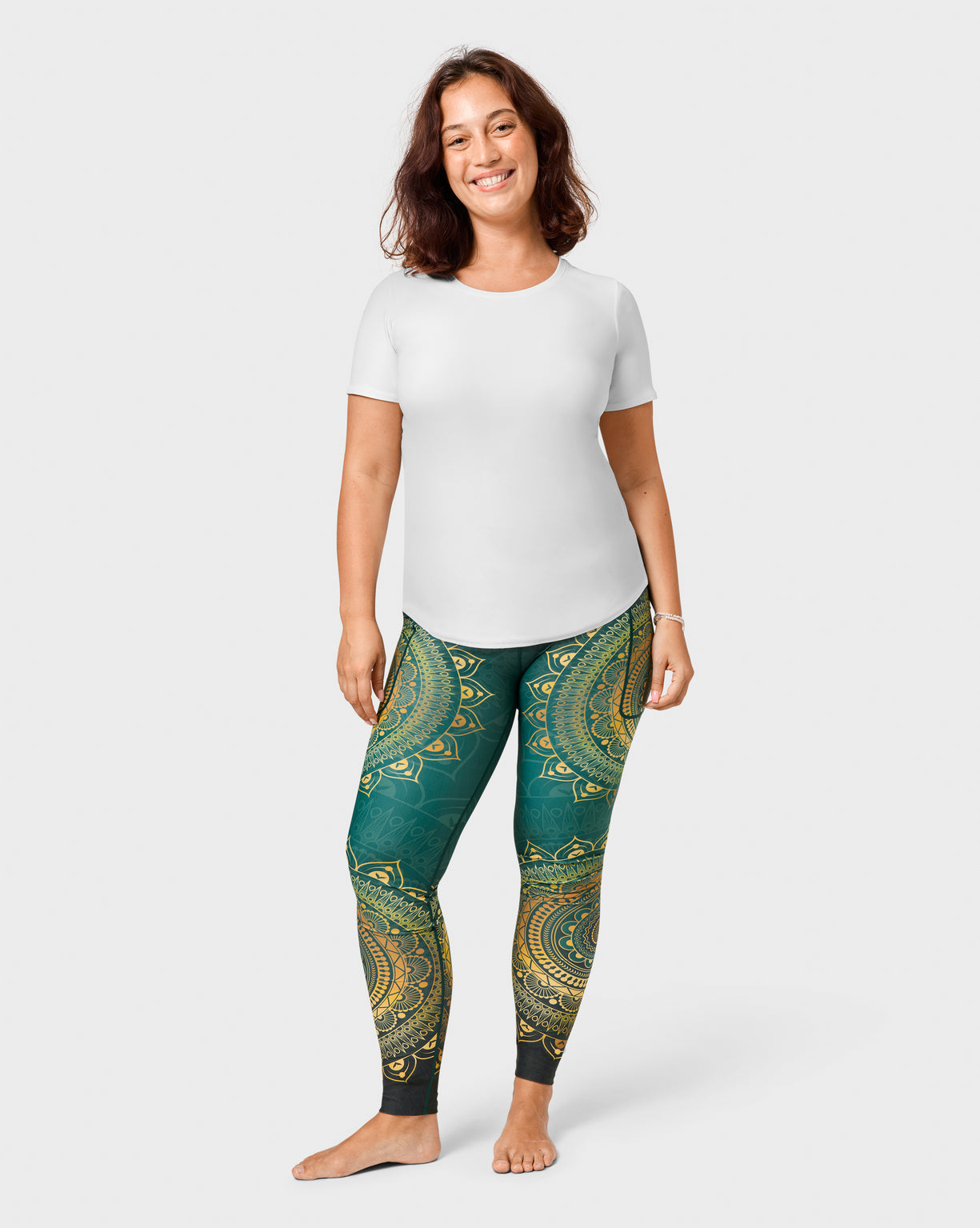 Signature Emerald Mandala Leggings