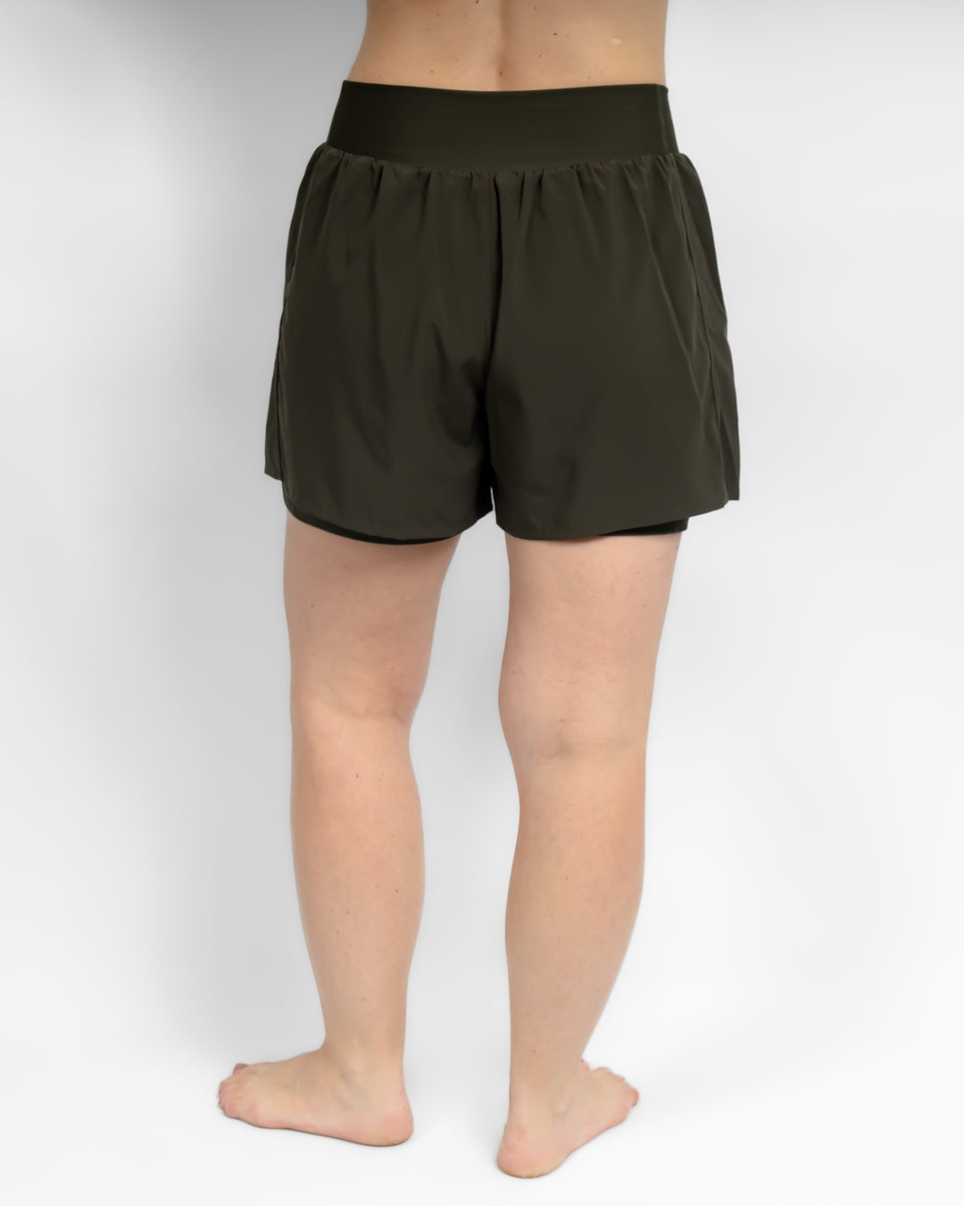 Freya 2-in-1 Deep Olive Shorts