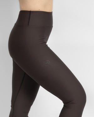 Hope Mocha Brown Leggings Without Pockets