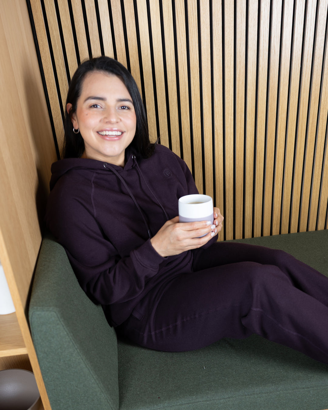 Ida Classic Deep Plum Sweatpants