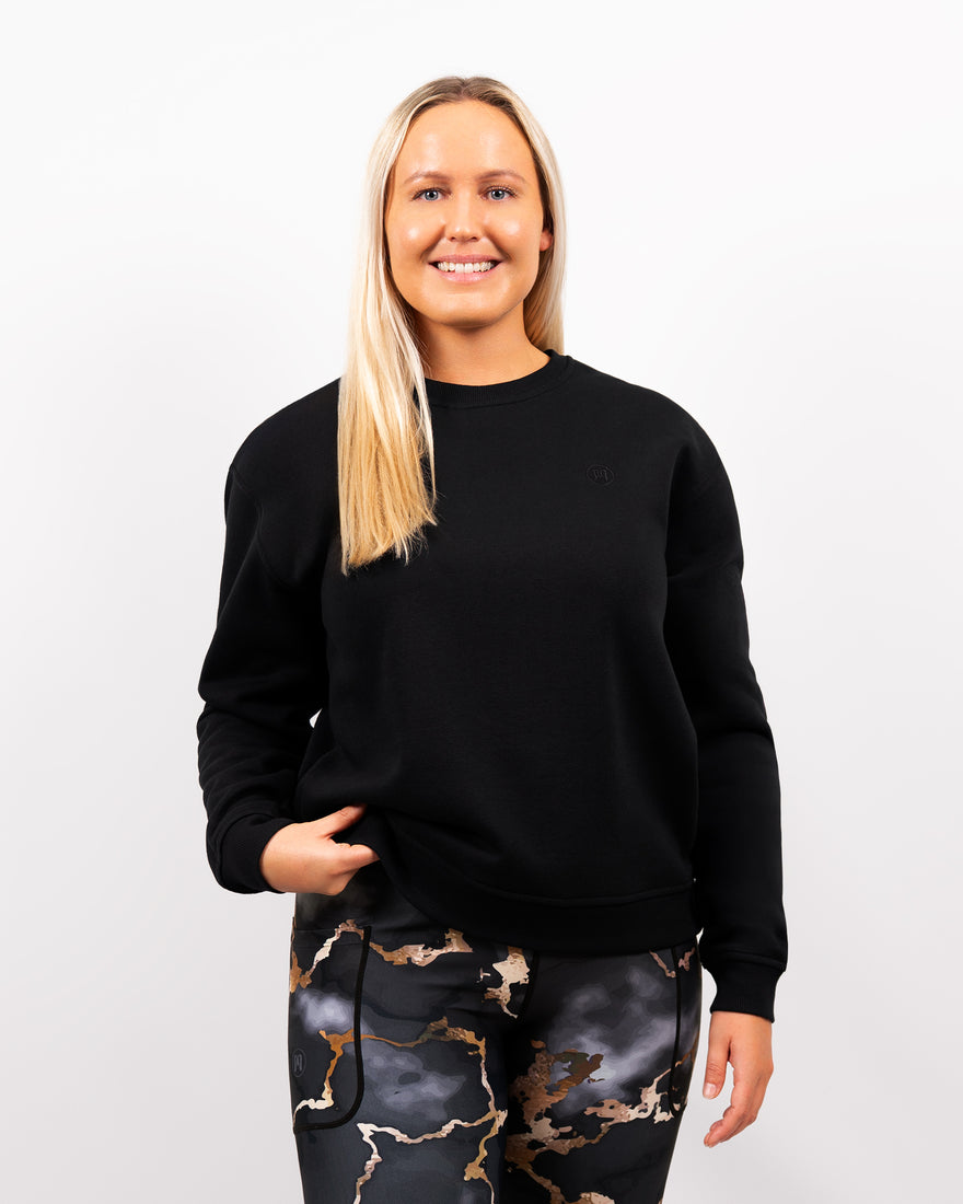 Ida Classic Black Sweatshirt