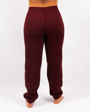 Ida Classic Deep Bordeaux Sweatpants