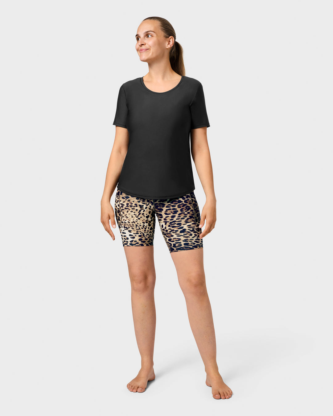 Signature Leopard Shorts