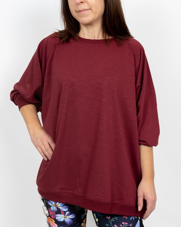 Marley Relaxed Bordeaux Shirt