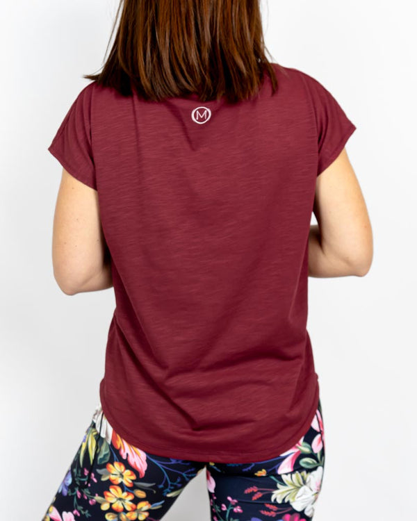 Marley Relaxed Bordeaux T-Shirt