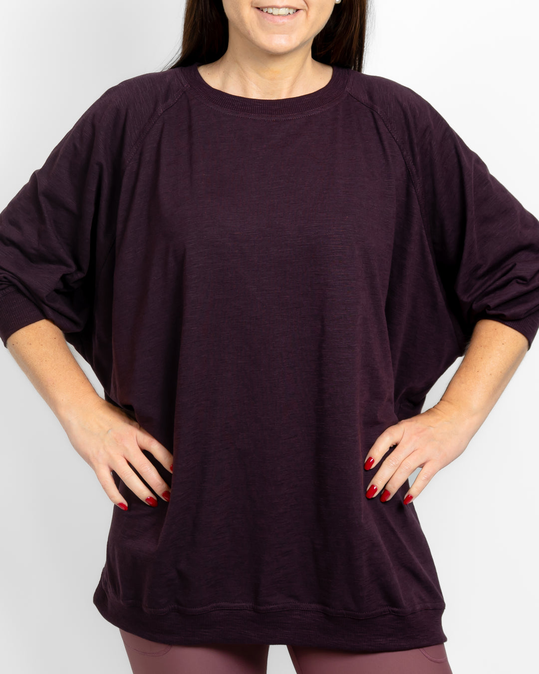 Marley Relaxed Deep Plum Shirt