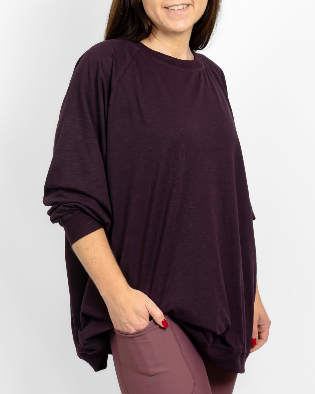 Marley Relaxed Deep Plum Shirt