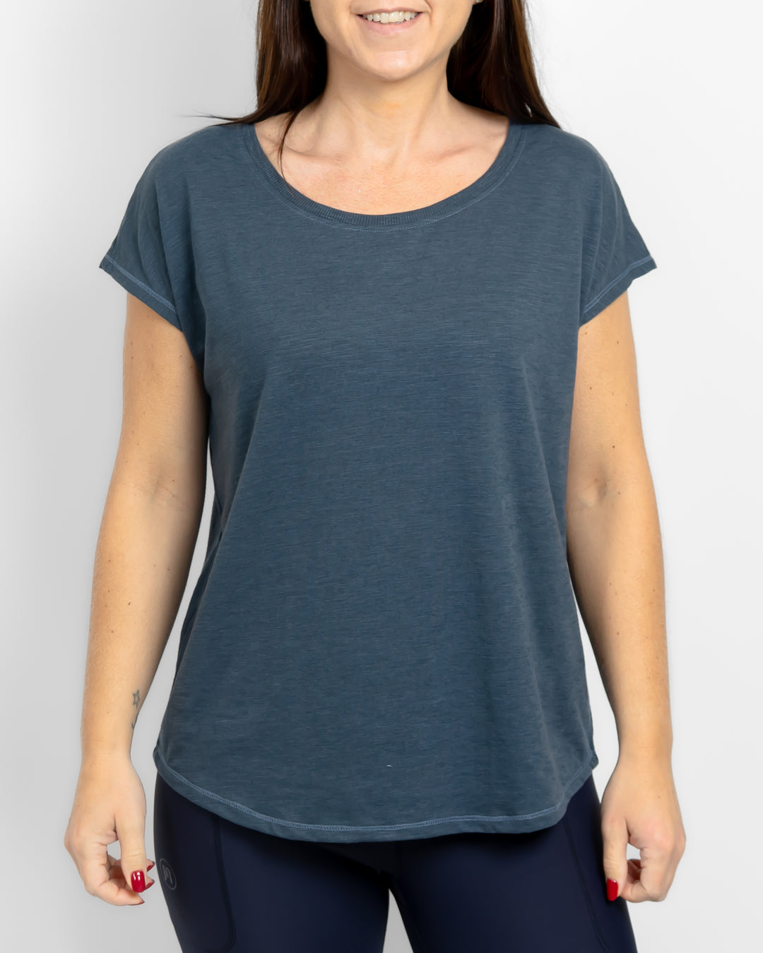 Marley Relaxed Dusty Blue T-Shirt