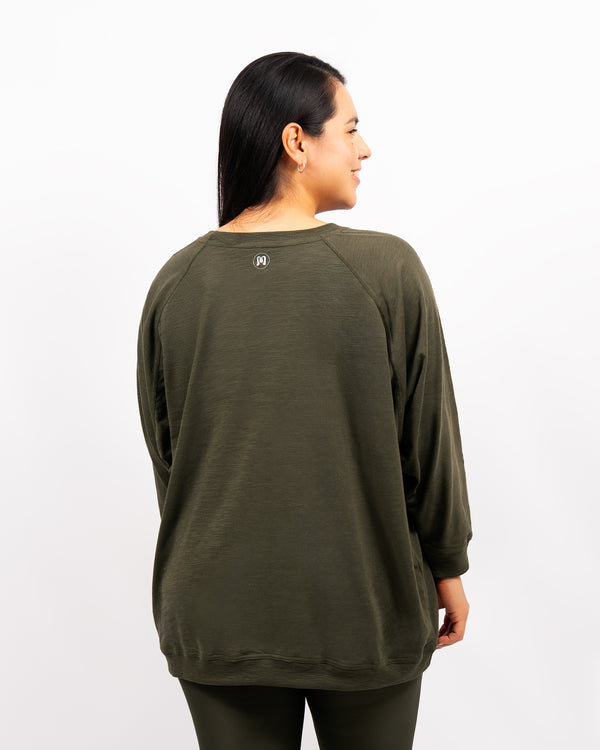 Marley Relaxed Deep Olive Shirt