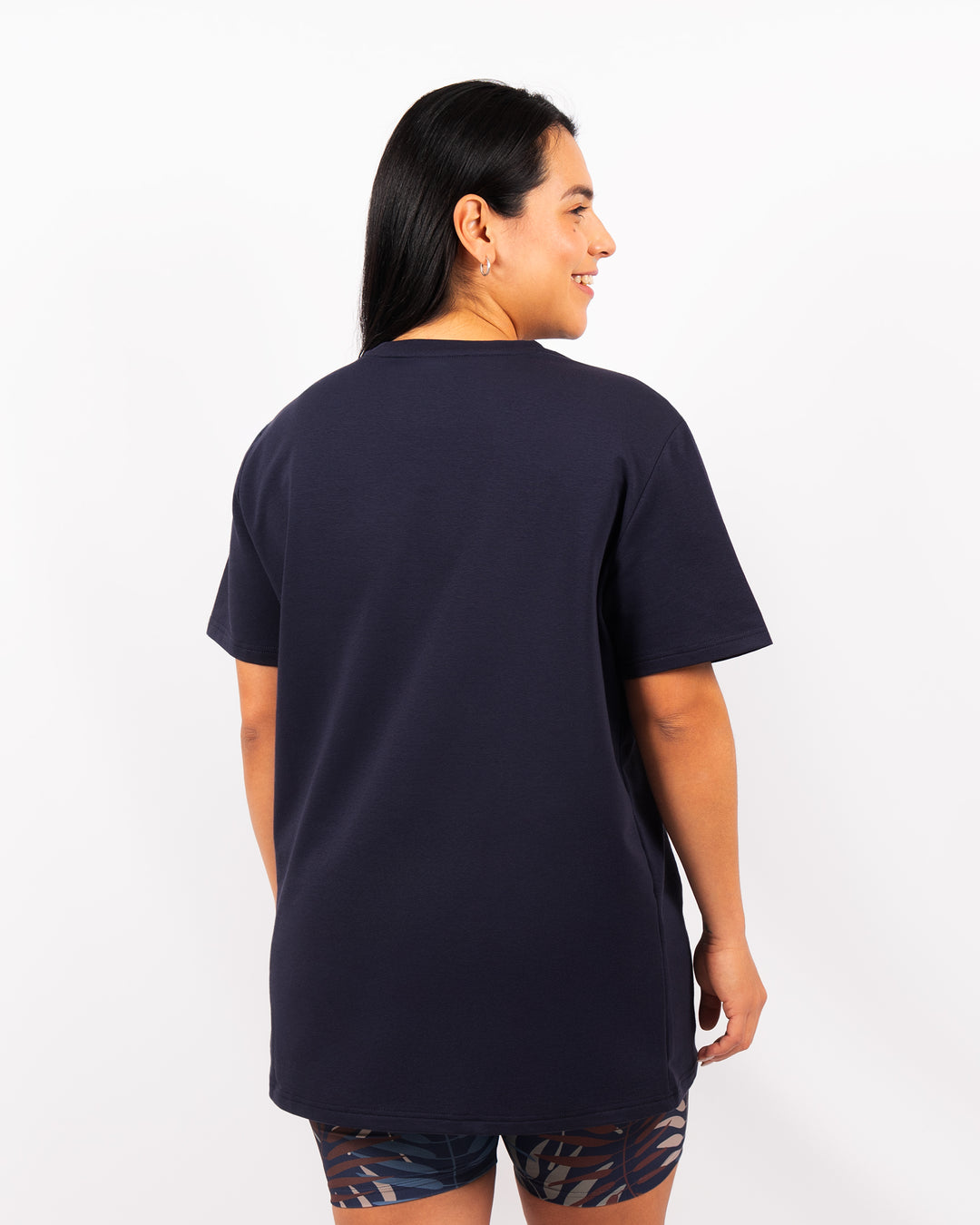 Naomi Everyday Deep Blue Long T-Shirt