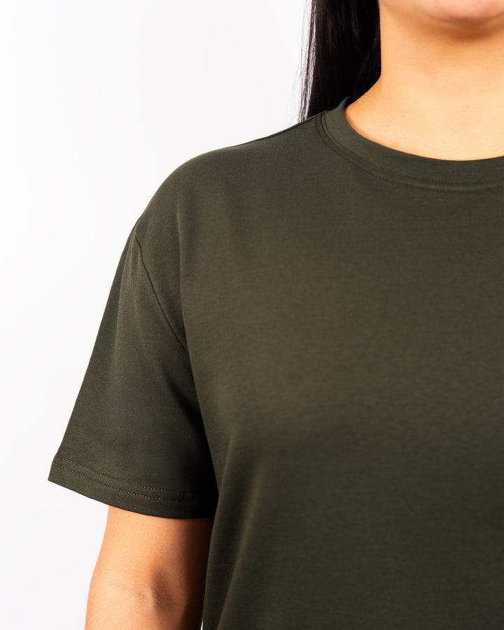 Naomi Everyday Deep Olive T-Shirt