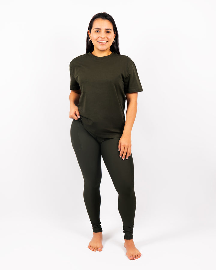 Naomi Everyday Deep Olive T-Shirt