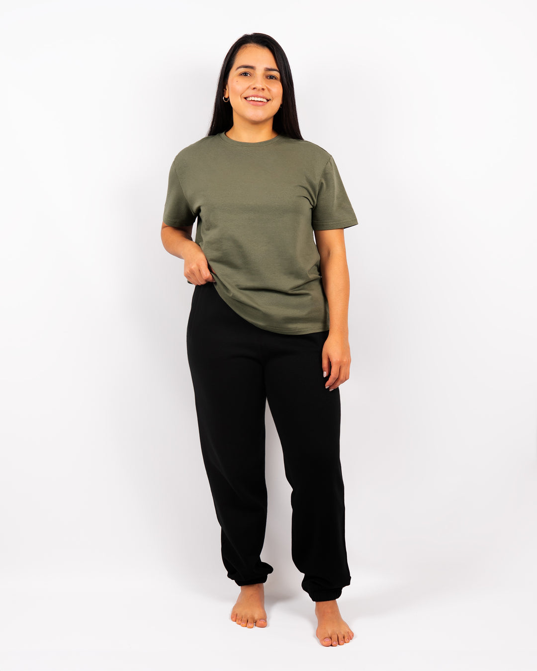 Naomi Everyday Dusty Green T-Shirt