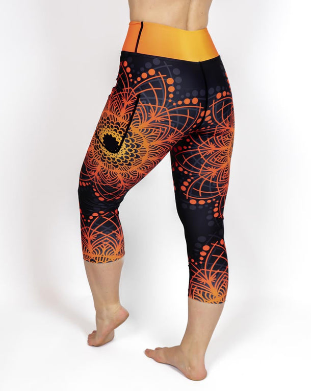 Orange Mandala Capri