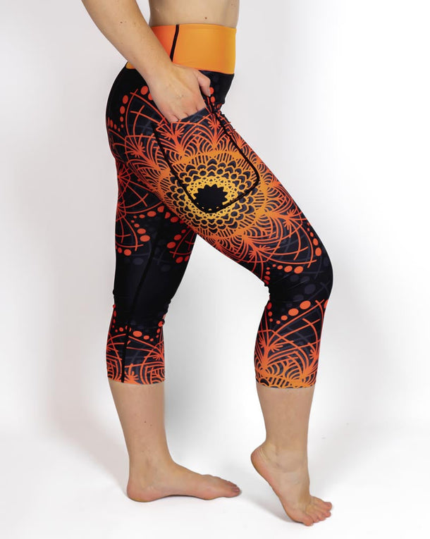 Orange Mandala Capri