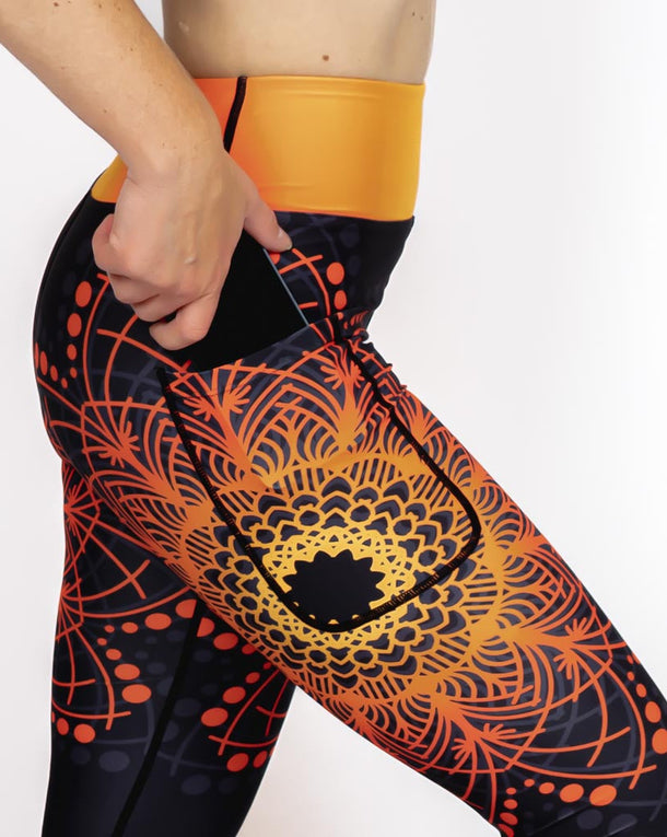 Orange Mandala Capri