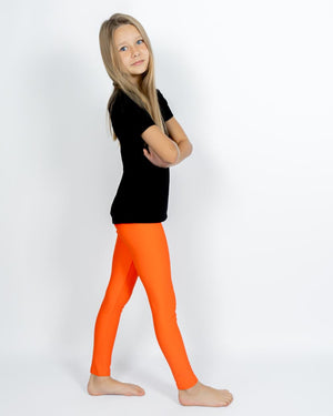 Orange Kids' Leggings