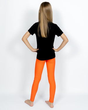 Orange Kids' Leggings
