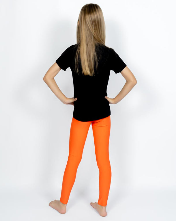 Orange Kids' Leggings