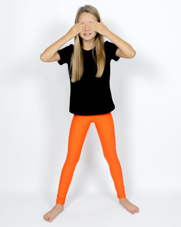 Orange Kids' Leggings