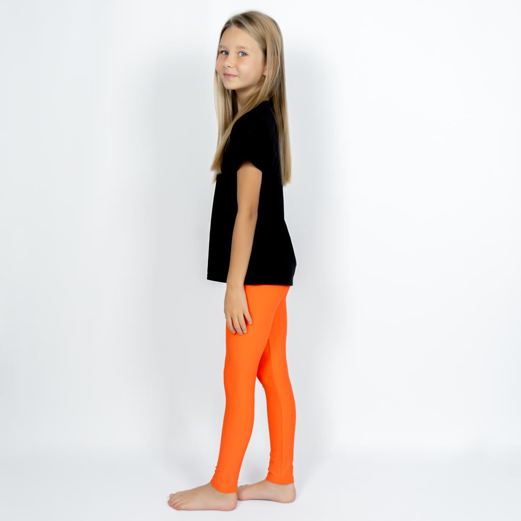 Orange Kids' Leggings