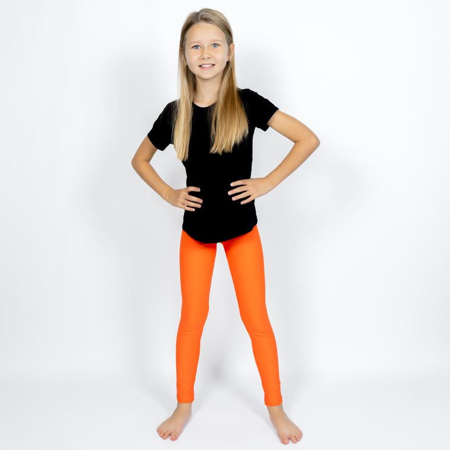 Orange Kids' Leggings