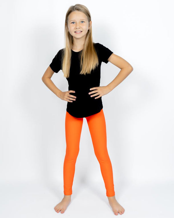 Orange Kids' Leggings