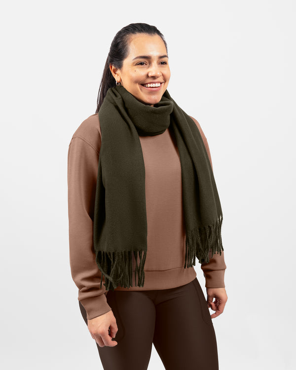 Paige Deep Olive Scarf