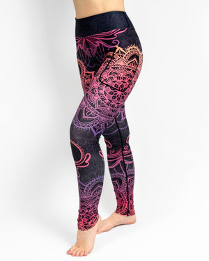 Signature Peach Mandala Leggings