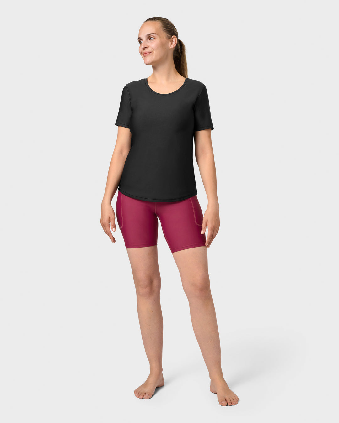 Signature Plum Shorts