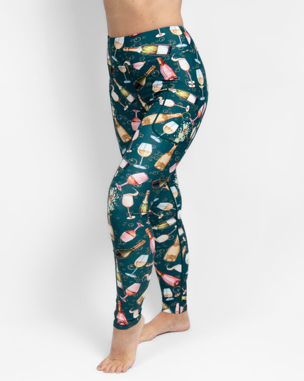Lillemor x Champagnekassen - Signature Sip Happens Leggings