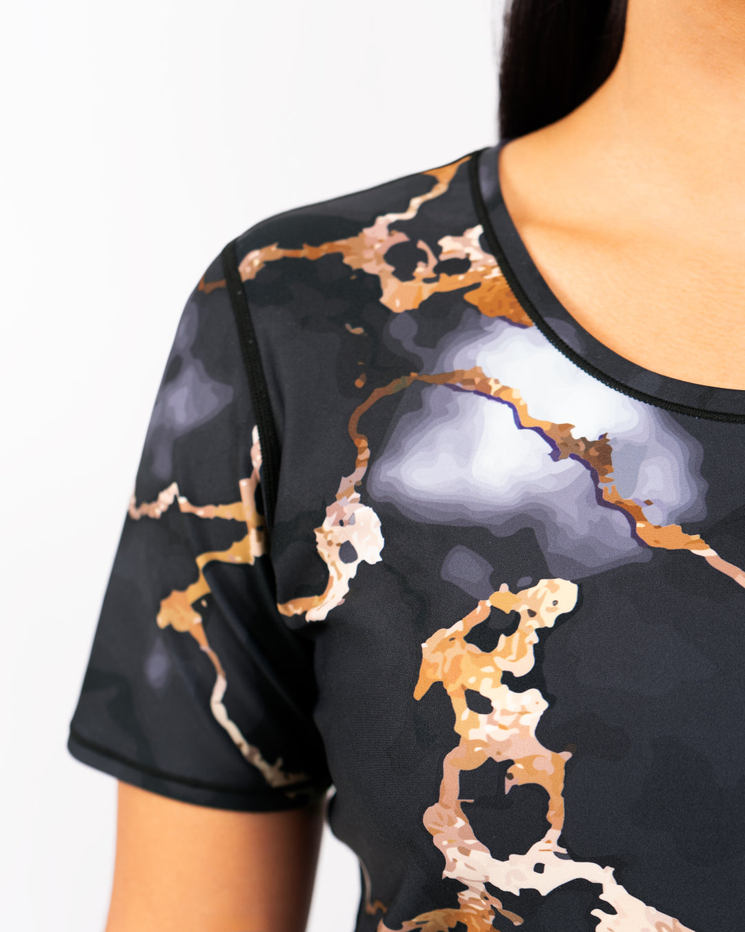 Vigga Fitted Marble T-Shirt